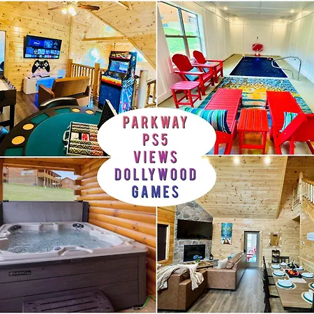 New! Indoor Pool/Ps 5/Hot Tub/Parkway Villa Pigeon Forge Exterior photo