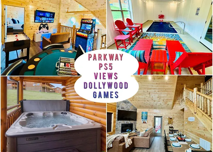 New! Indoor Pool/Ps 5/Hot Tub/Parkway